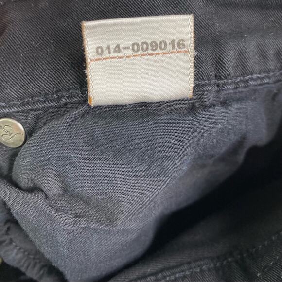 PAIGE Black Peg Skinny Jeans Low‎ Rise Size 27 - Picture 9 of 13